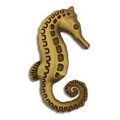 Animal Pin - Sea Horse, Antique Bronze
